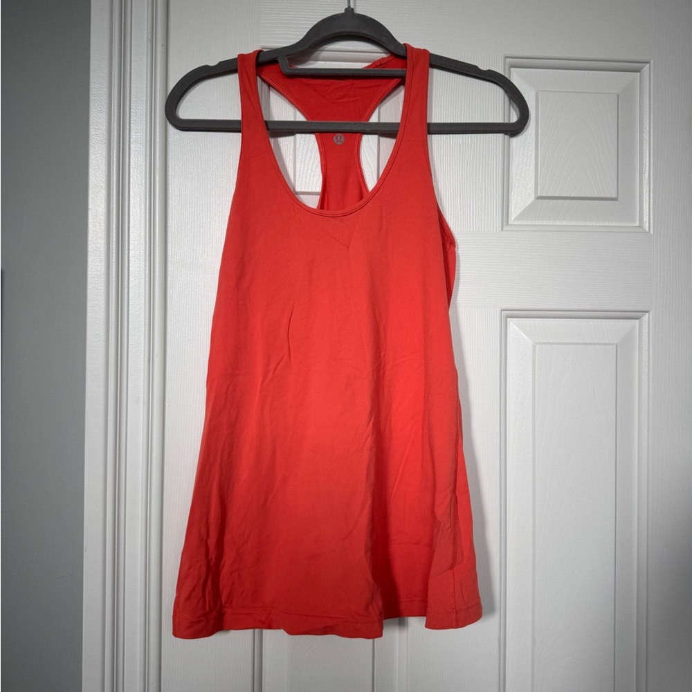 Lululemon Women's Red Racerback Tank Top